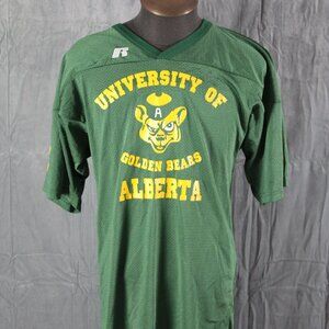 Alberta Golden Bears Jersey (Retro) - 08 Football Jersey Russell Athletic -Large
